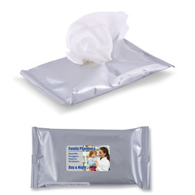 Anti Bacterial Wet Wipes Pouches