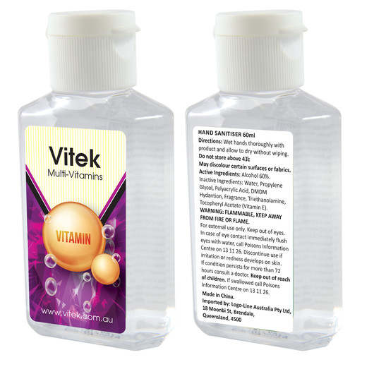 60mL Gel Hand Sanitisers