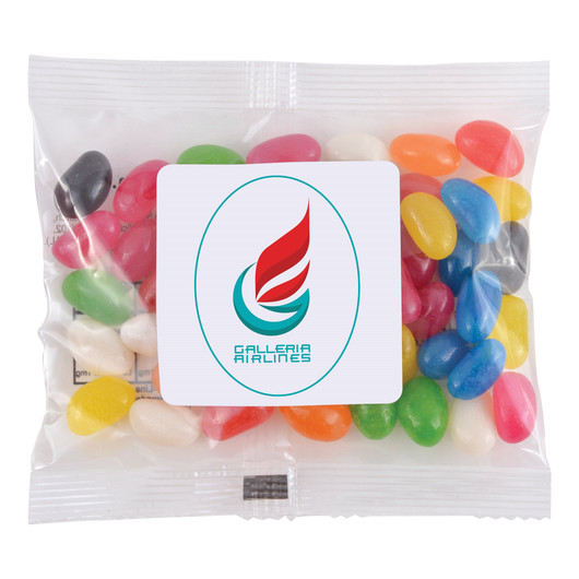 Assorted Mini Jelly Beans - 50g Cello Bags