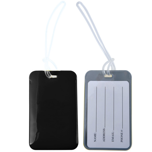 Shiny PVC Luggage Tags