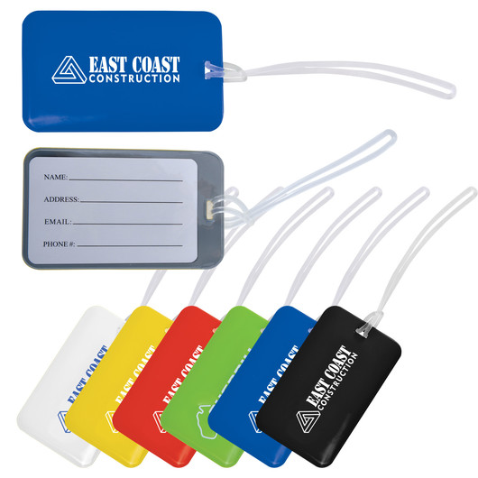 Shiny PVC Luggage Tags