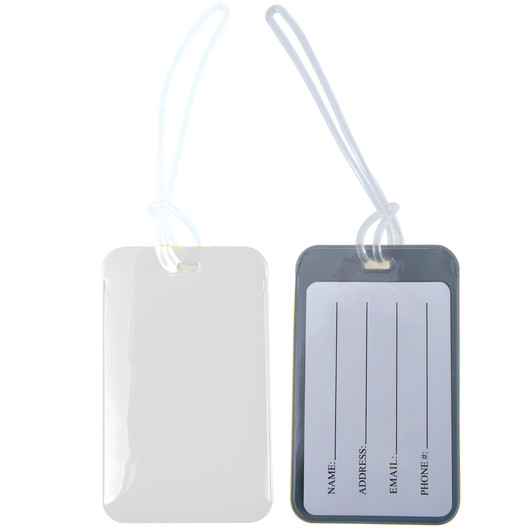 Shiny PVC Luggage Tags