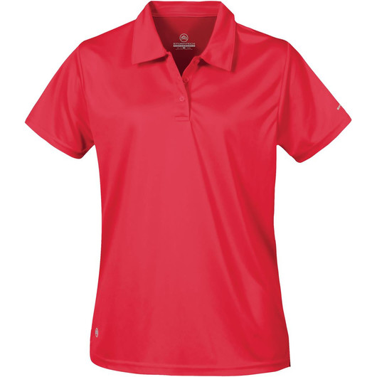 Womens H2X Dry Polos Scarlet Red